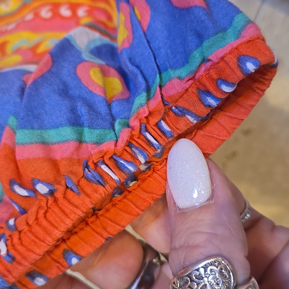 Talbot's Paisley Print 3/4 Length Sleeve Blouse - Picture 5 of 8